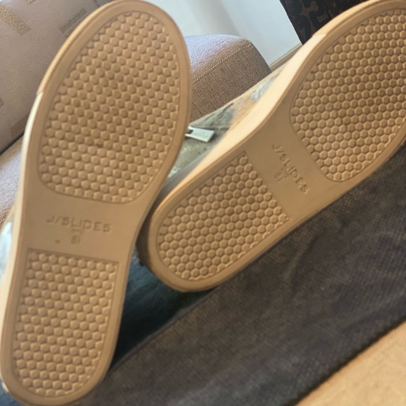 J SLIDES PONY SNEAKER OFF WHITE METALLIC - Picture 8 of 10